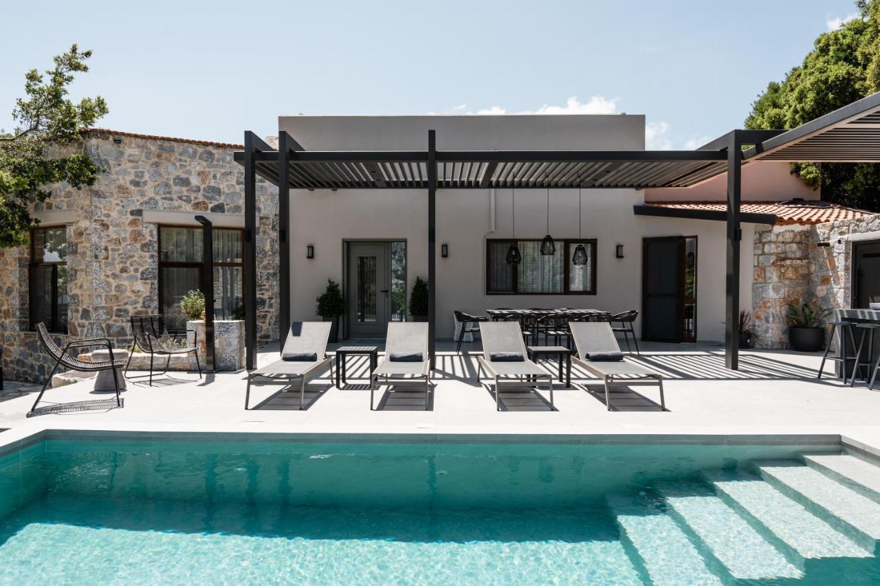 Eumelia Iconic Villa, With Heated Pool & Whirlpool, By Thinkvilla Asi Gonia Екстериор снимка