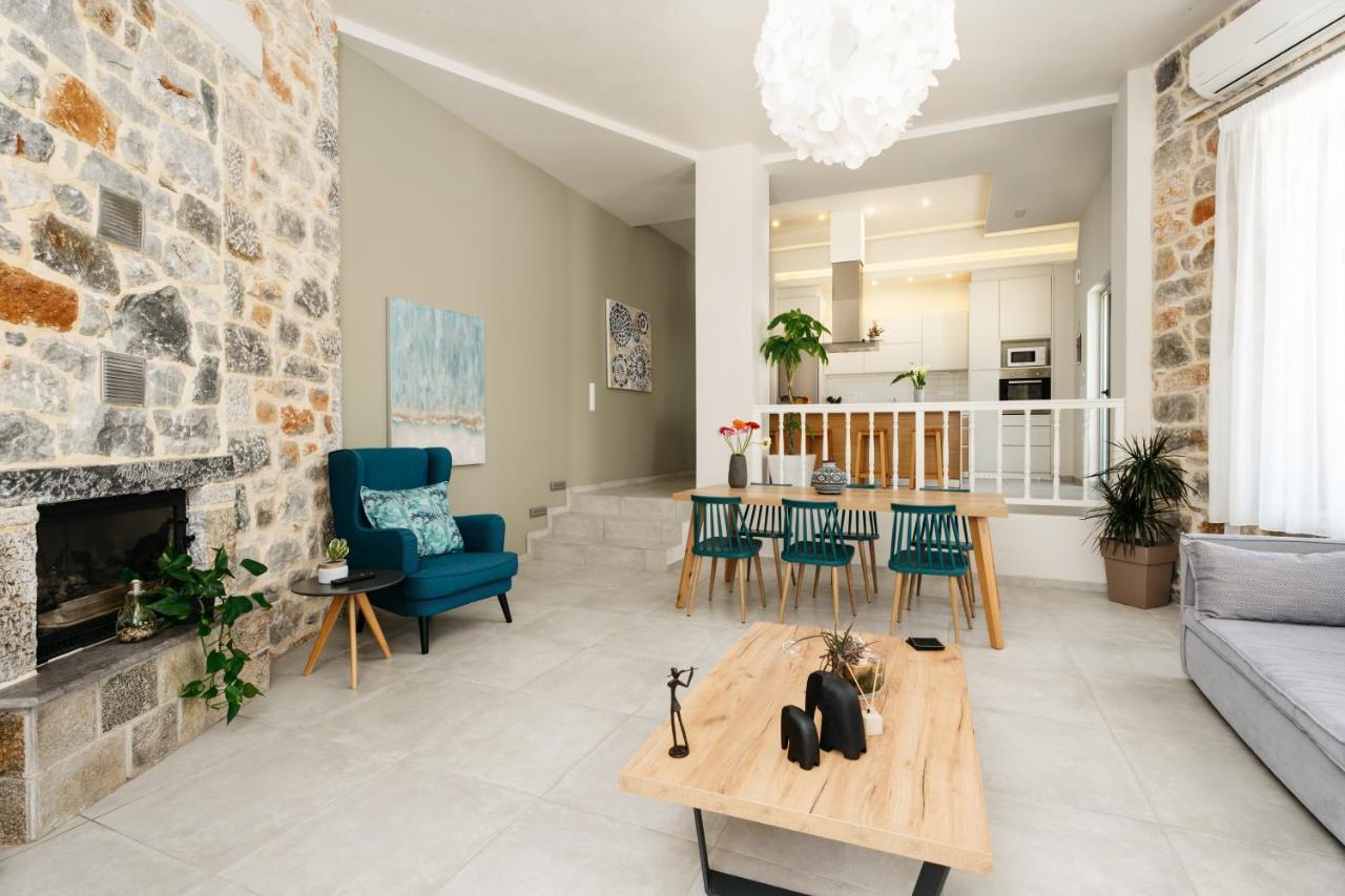 Eumelia Iconic Villa, With Heated Pool & Whirlpool, By Thinkvilla Asi Gonia Екстериор снимка